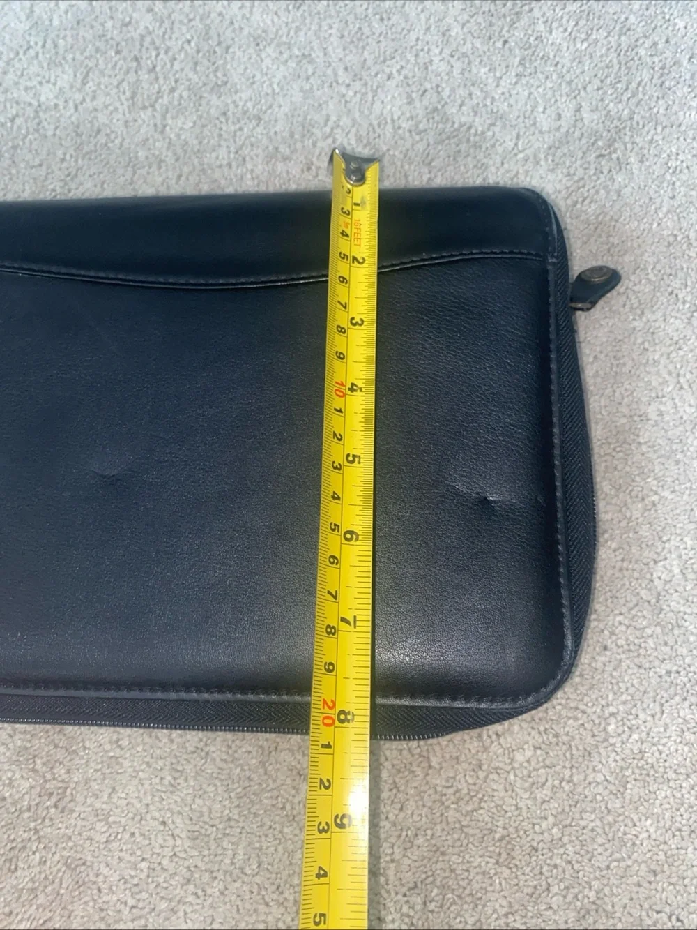 Franklin Covey Zip Planner Full Leather Vintage 1996